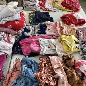 50 pcs lot Baby girl Clothes Bundle Newborn 0-3 3-6 Months